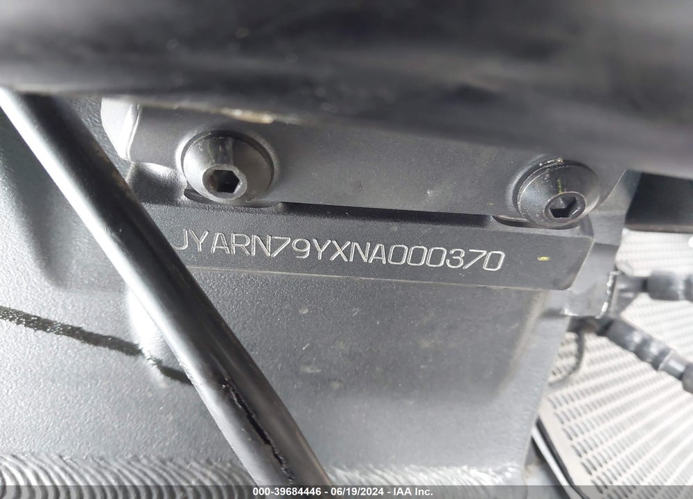 2022 YAMAHA MTN1000 C VIN: JYARN79YXNA000370