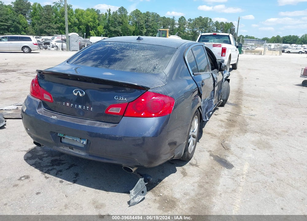 2008 INFINITI G35X VIN: JNKBV61F58M251972