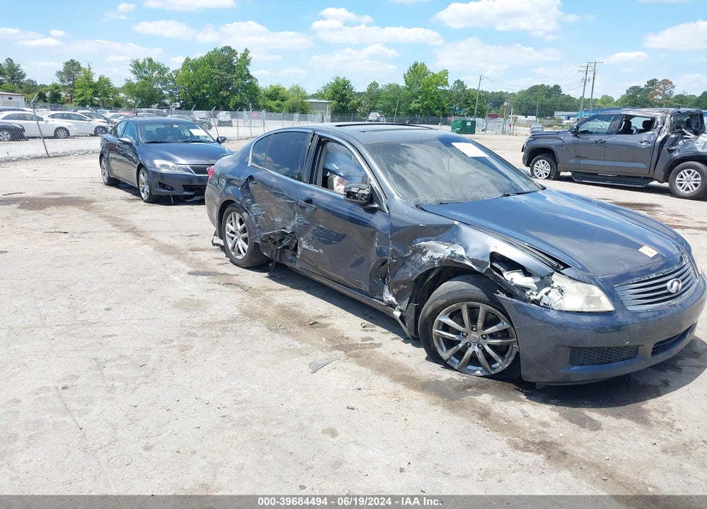 2008 INFINITI G35X VIN: JNKBV61F58M251972