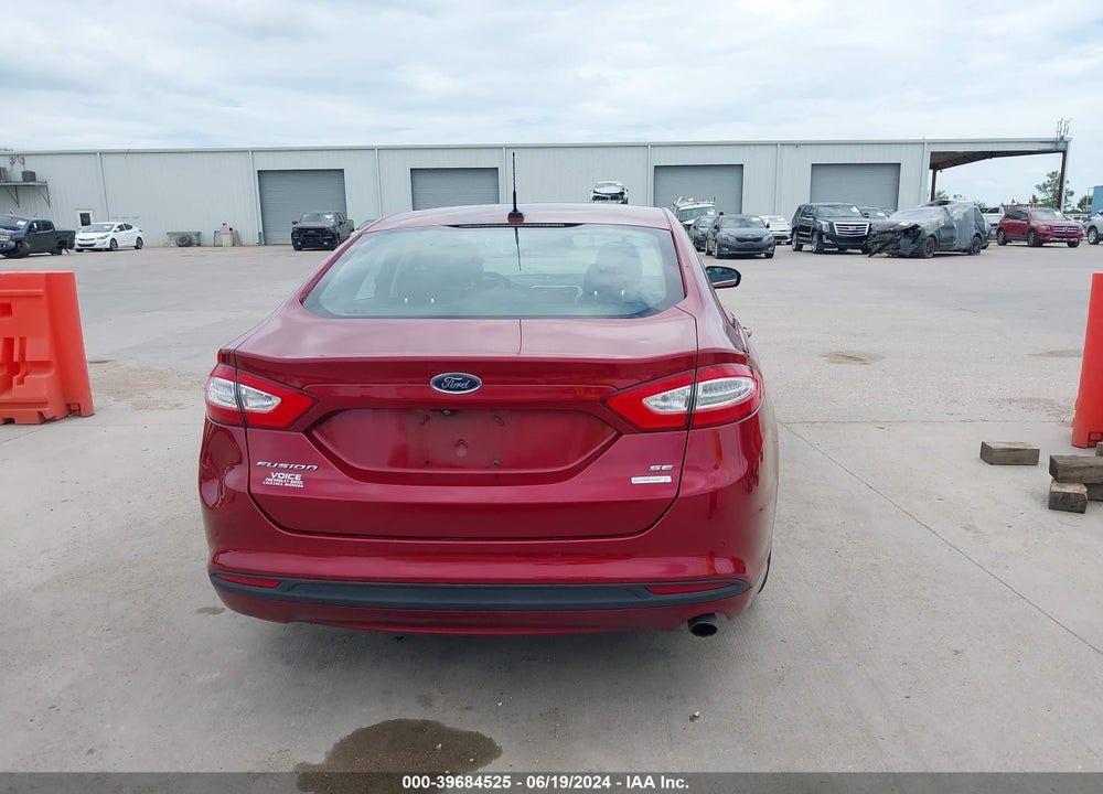 2015 FORD FUSION SE VIN: 3FA6P0HD1FR126167