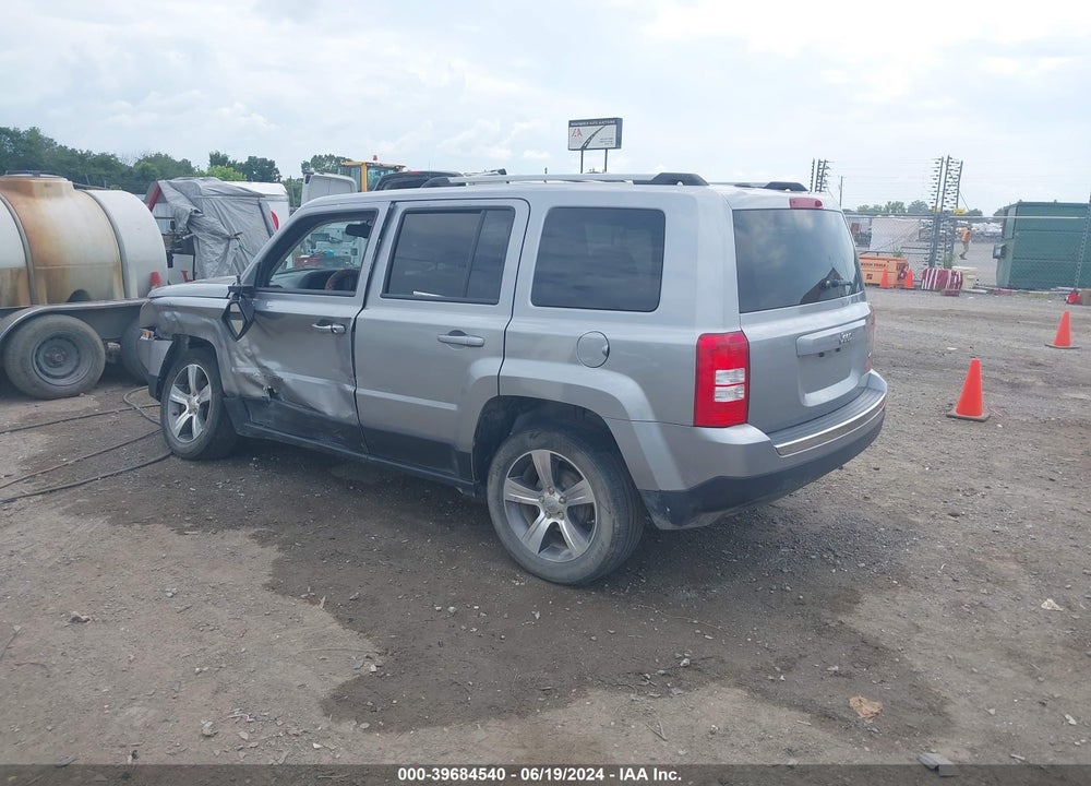 2016 JEEP PATRIOT HIGH ALTITUDE EDITION VIN: 1C4NJPFA8GD683502