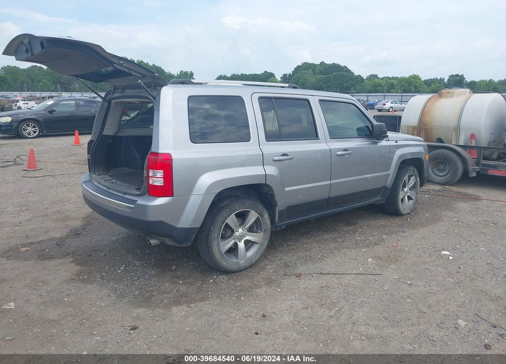 2016 JEEP PATRIOT HIGH ALTITUDE EDITION VIN: 1C4NJPFA8GD683502