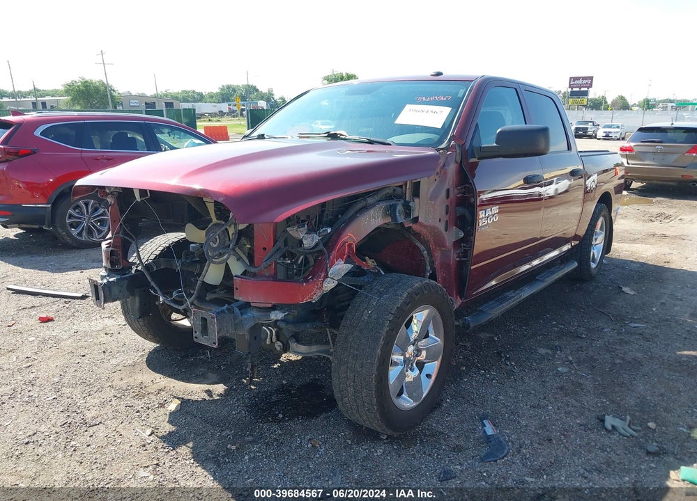 2019 RAM 1500 CLASSIC TRADESMAN 4X4 5'7 BOX VIN: 3C6RR7KTXKG726015