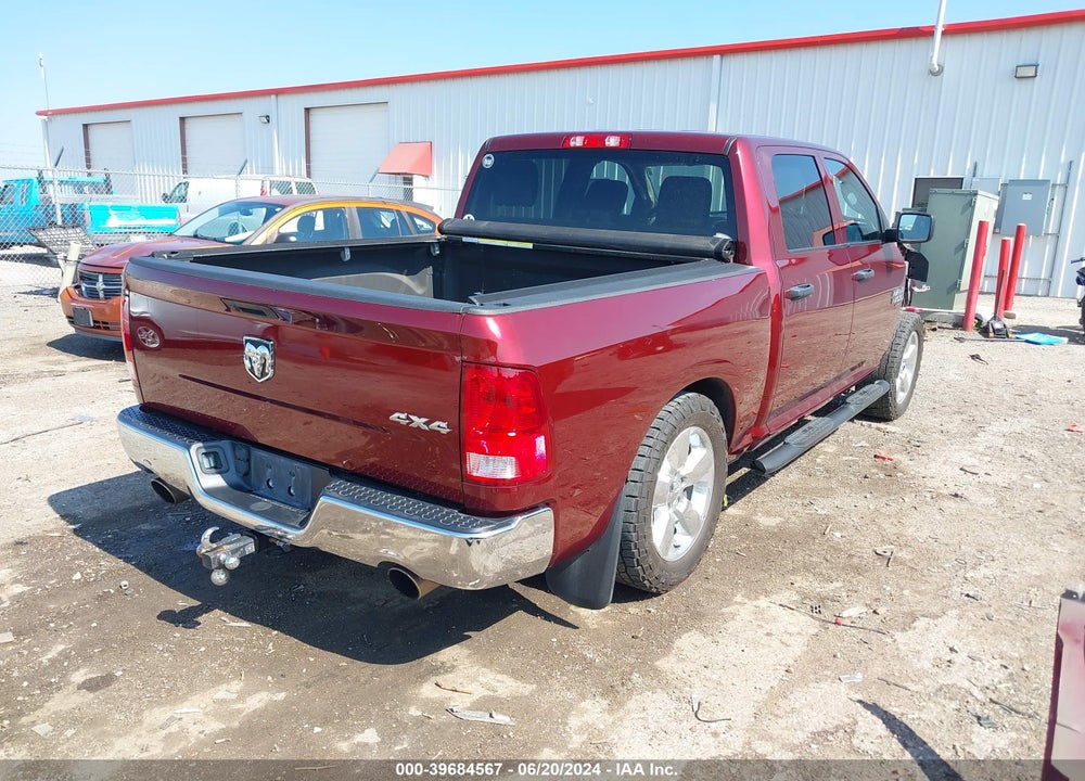 2019 RAM 1500 CLASSIC TRADESMAN 4X4 5'7 BOX VIN: 3C6RR7KTXKG726015