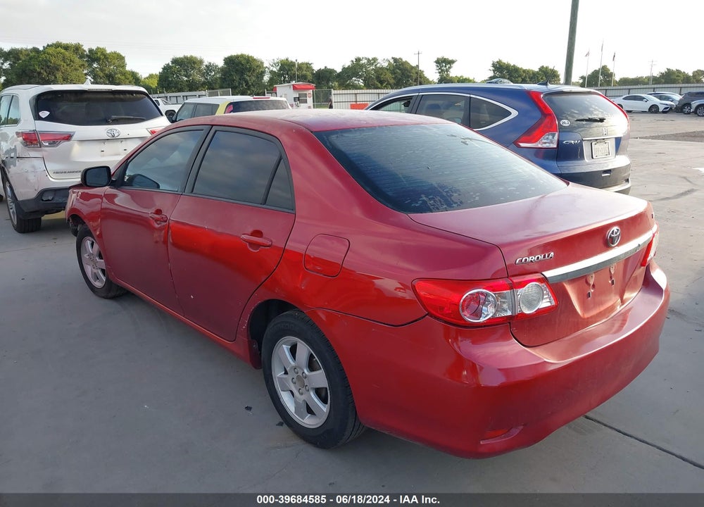 2011 TOYOTA COROLLA LE VIN: JTDBU4EE3B9163068