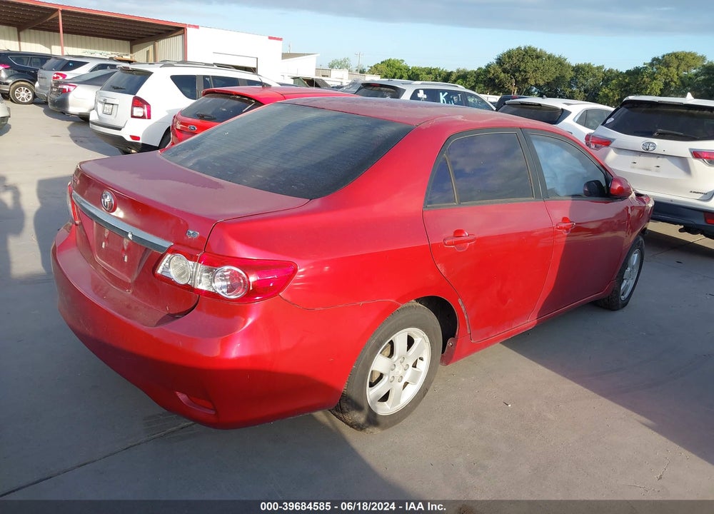 2011 TOYOTA COROLLA LE VIN: JTDBU4EE3B9163068