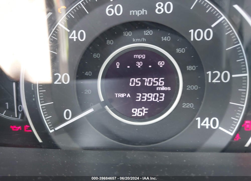 2012 HONDA CR-V EX-L VIN: 2HKRM4H76CH631458