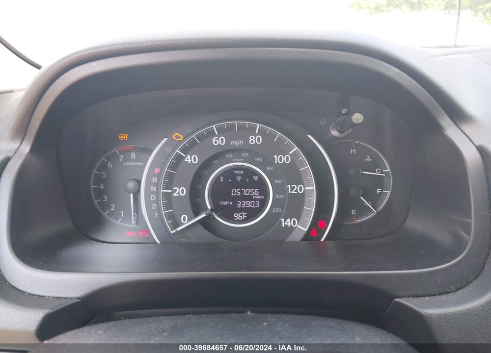 2012 HONDA CR-V EX-L VIN: 2HKRM4H76CH631458