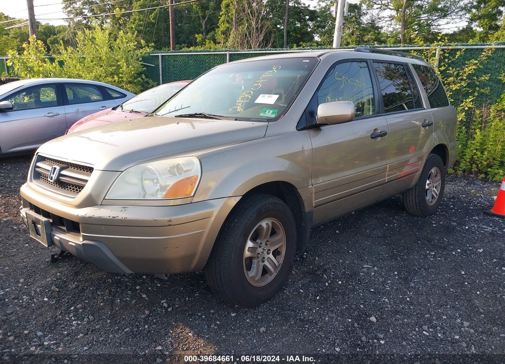 2005 HONDA PILOT EX-L VIN: 2HKYF18535H542128