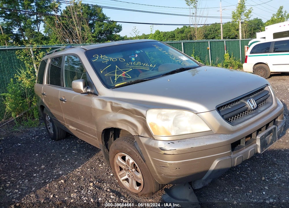 2005 HONDA PILOT EX-L VIN: 2HKYF18535H542128