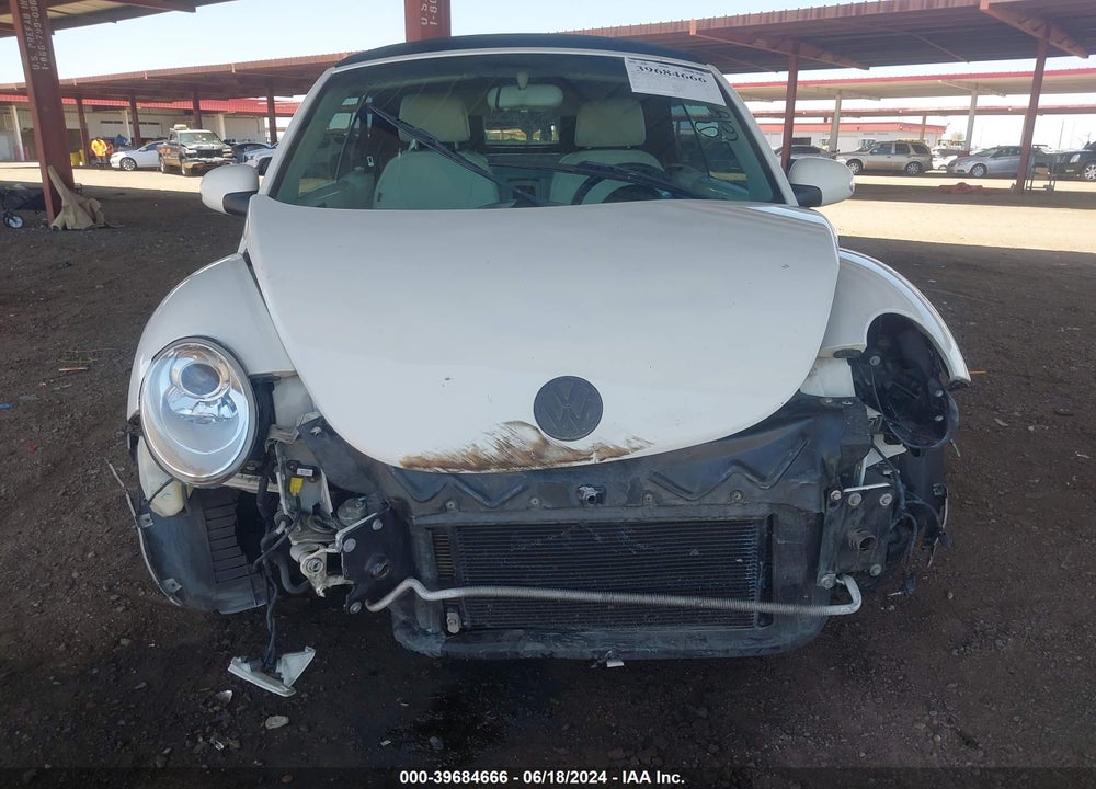 2007 VOLKSWAGEN NEW BEETLE TRIPLE WHITE VIN: 3VWFG31YX7M415682