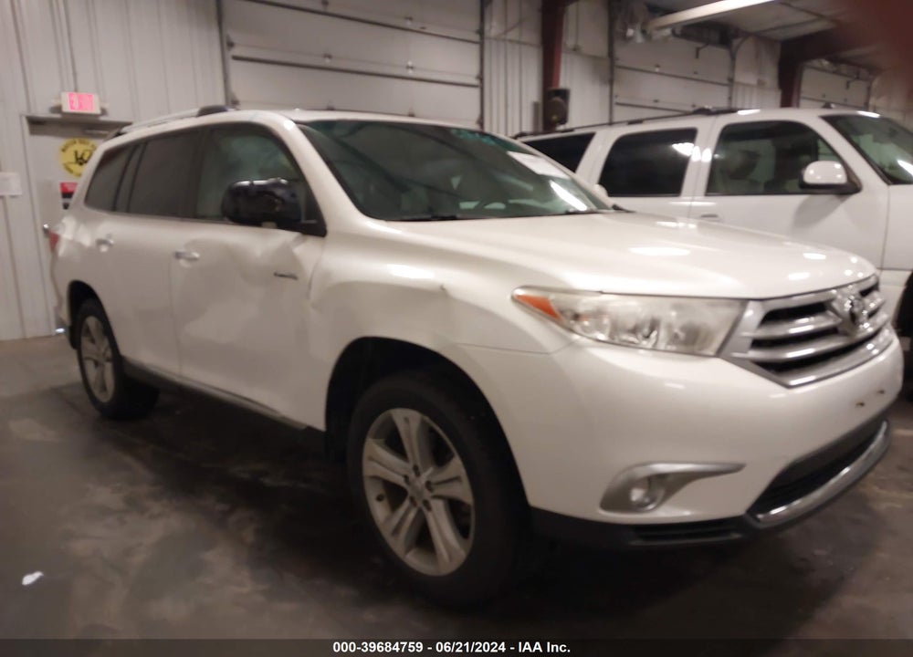 2012 TOYOTA HIGHLANDER LIMITED V6 VIN: 5TDDK3EH1CS101383