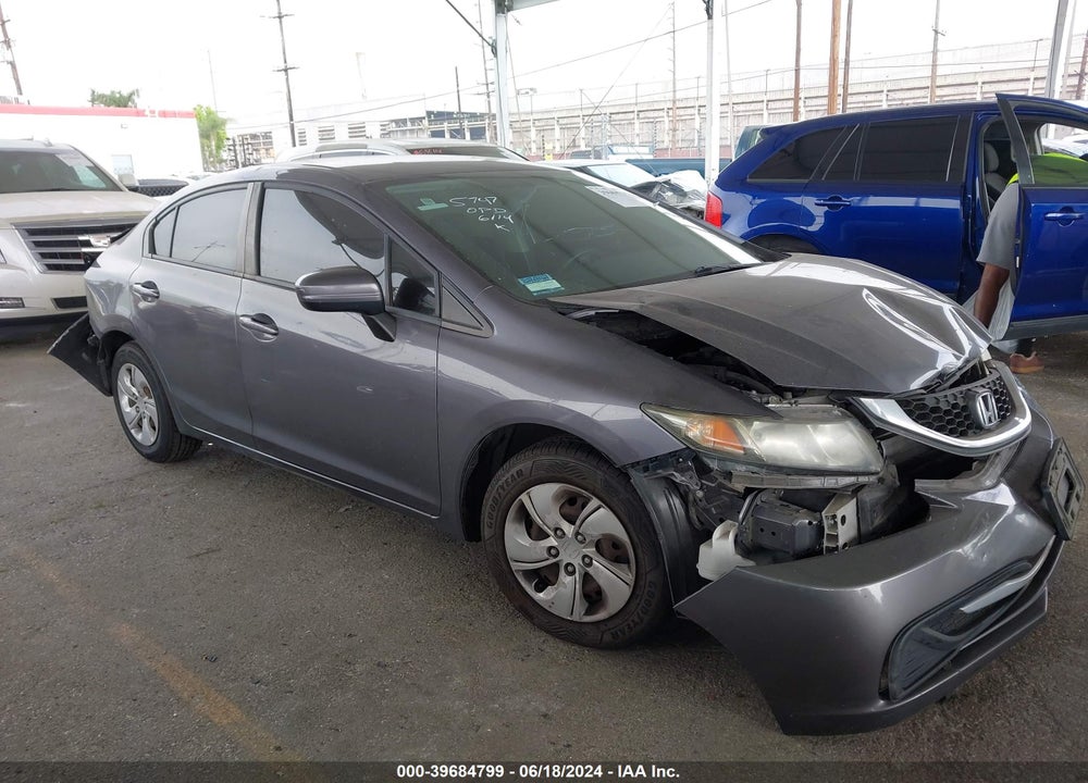 2014 HONDA CIVIC LX VIN: 19XFB2F51EE216988