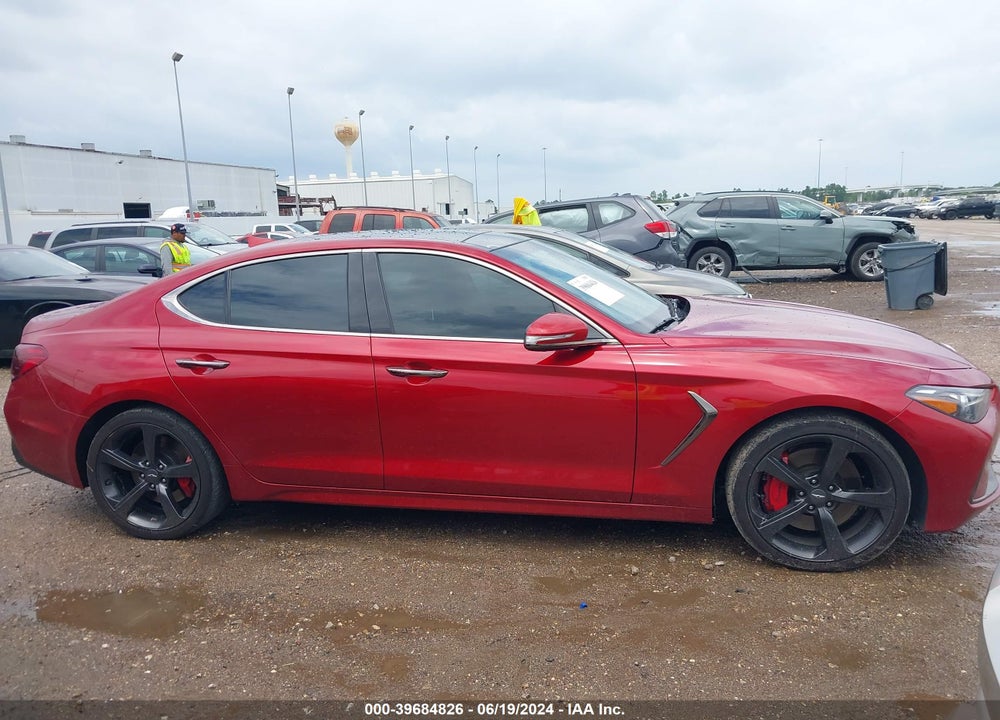 2019 GENESIS G70 3.3T DYNAMIC VIN: KMTG34LE6KU021727