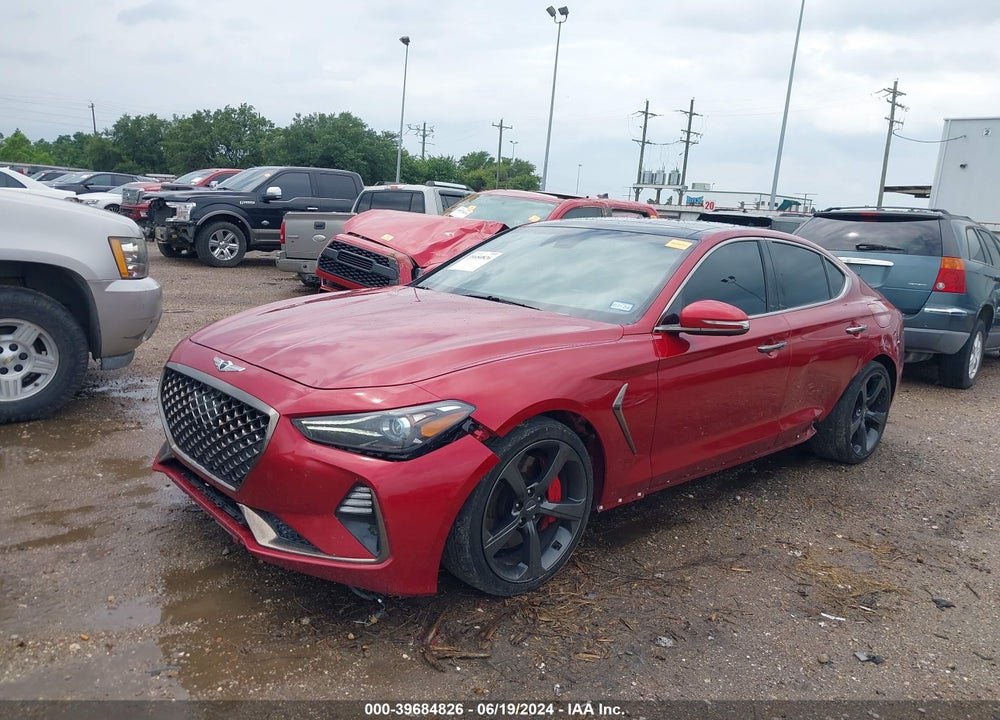 2019 GENESIS G70 3.3T DYNAMIC VIN: KMTG34LE6KU021727