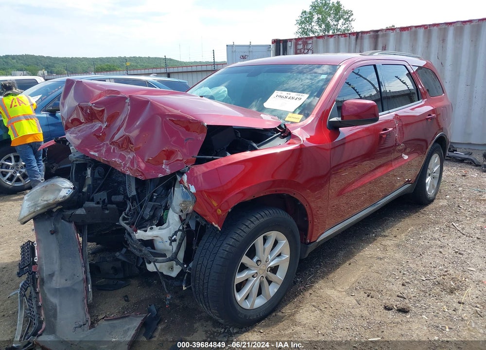2014 DODGE DURANGO SXT VIN: 1C4RDHAG4EC313600