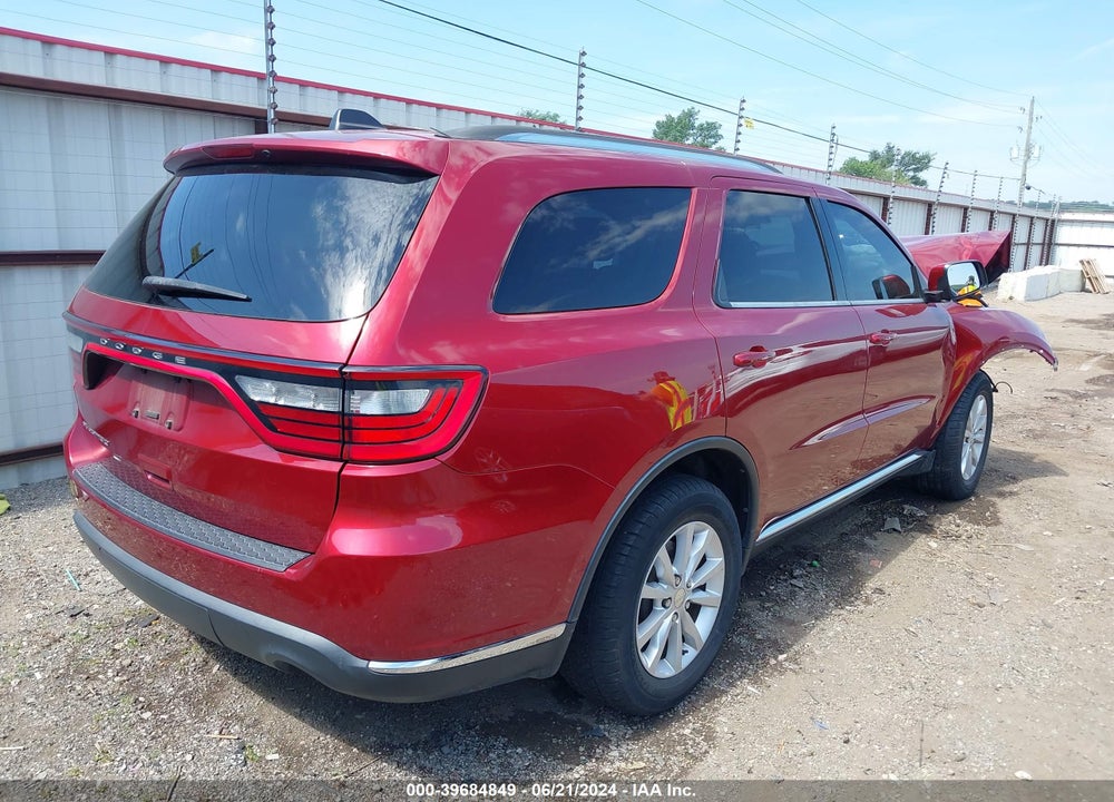 2014 DODGE DURANGO SXT VIN: 1C4RDHAG4EC313600