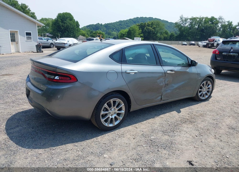 2013 DODGE DART LIMITED VIN: 1C3CDFCA7DD143376