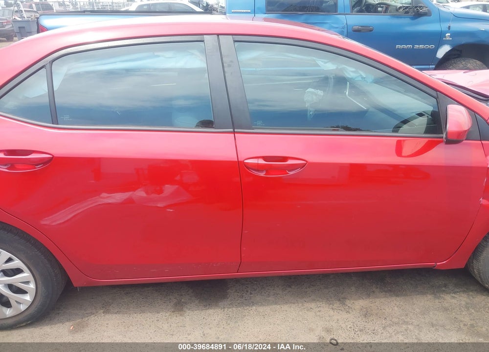 2019 TOYOTA COROLLA LE VIN: 2T1BURHE9KC234888