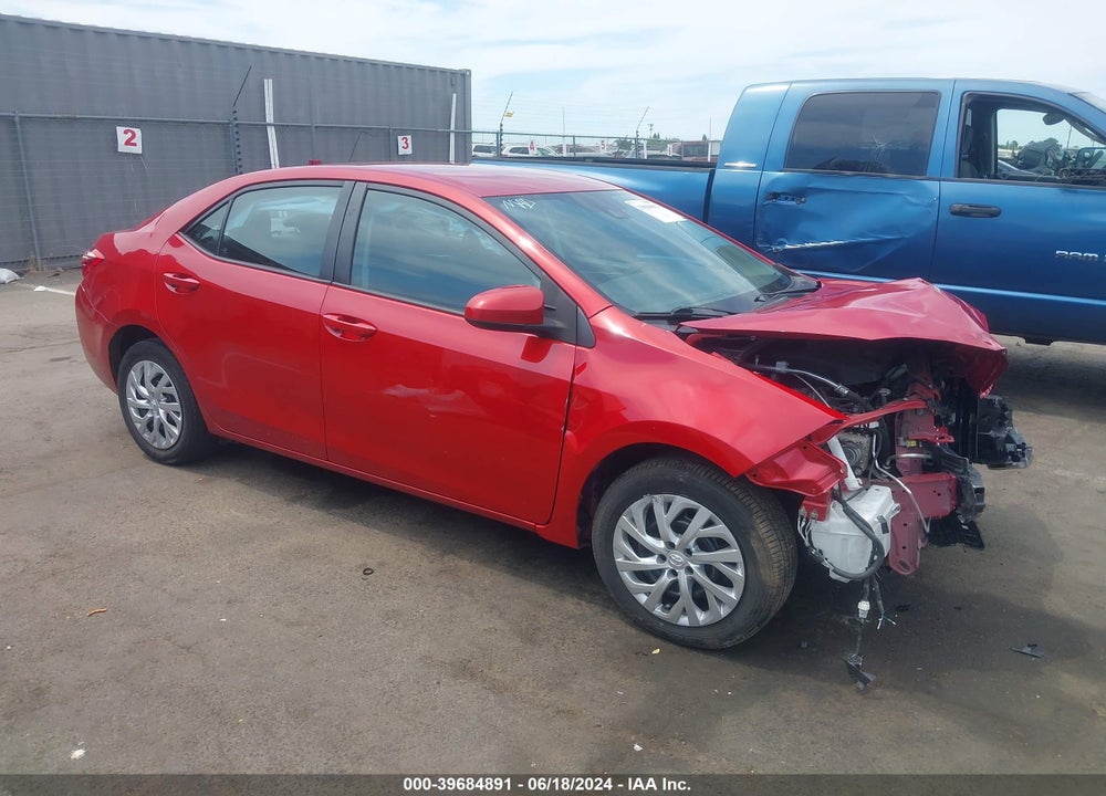 2019 TOYOTA COROLLA LE VIN: 2T1BURHE9KC234888