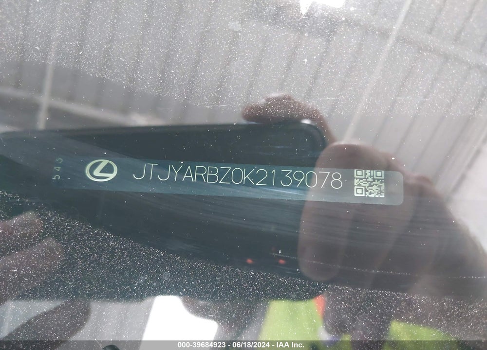 2019 LEXUS NX 300 F-SPORT VIN: JTJYARBZ0K2139078