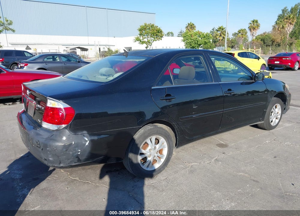 2005 TOYOTA CAMRY LE V6 VIN: 4T1BF32KX5U095590