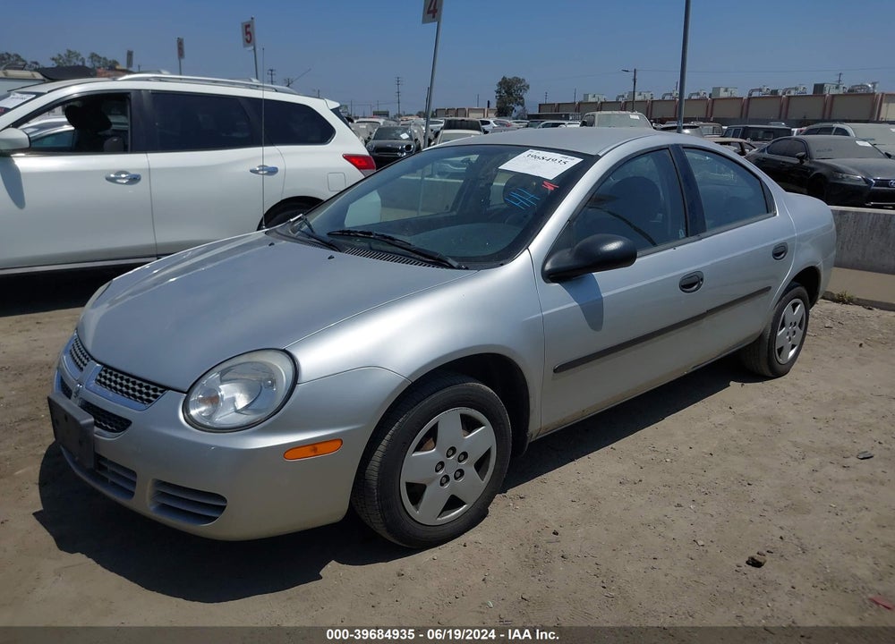 2004 DODGE NEON SE VIN: 1B3ES26C14D539577