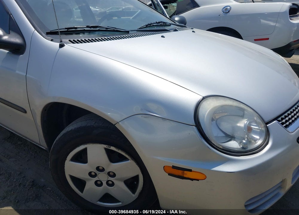 2004 DODGE NEON SE VIN: 1B3ES26C14D539577