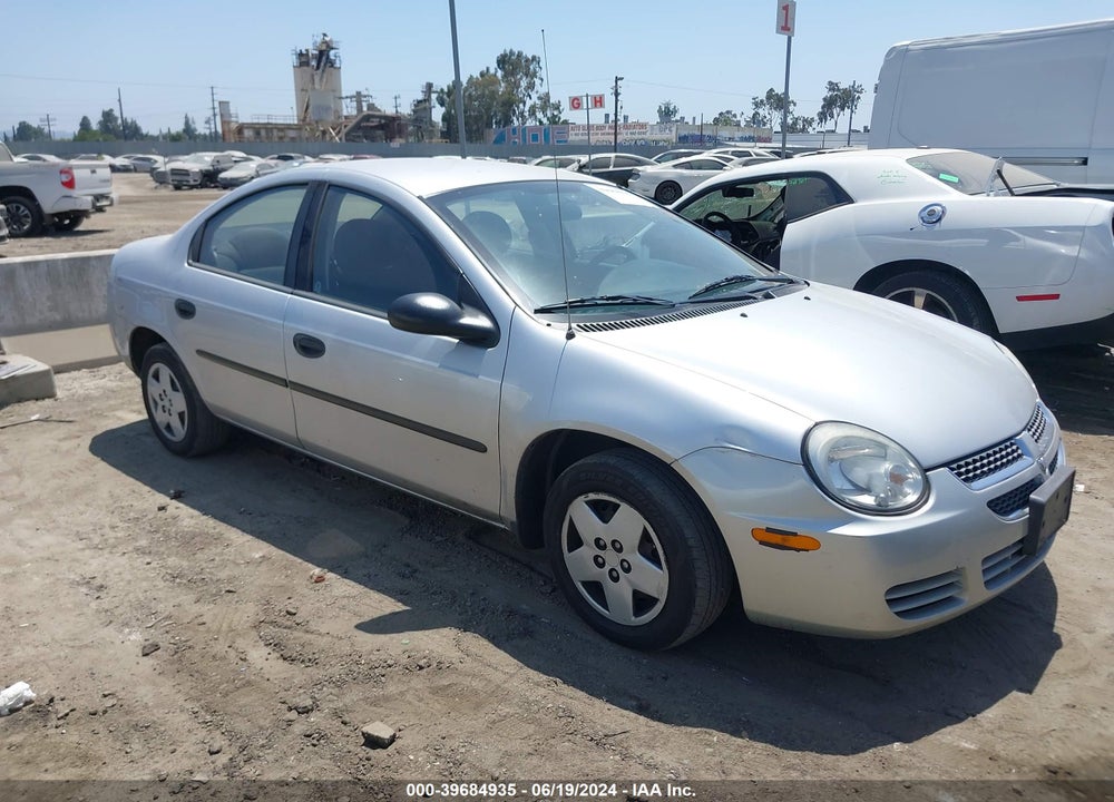 2004 DODGE NEON SE VIN: 1B3ES26C14D539577