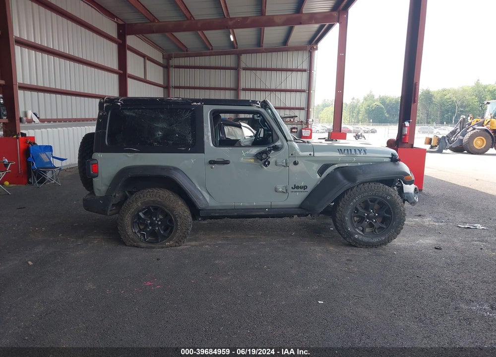 2023 JEEP WRANGLER 2-DOOR WILLYS 4X4 VIN: 1C4HJXAG2PW638181