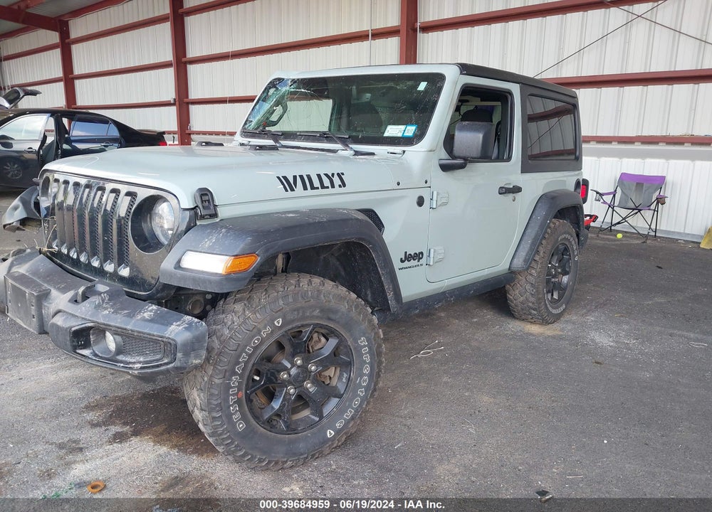 2023 JEEP WRANGLER 2-DOOR WILLYS 4X4 VIN: 1C4HJXAG2PW638181