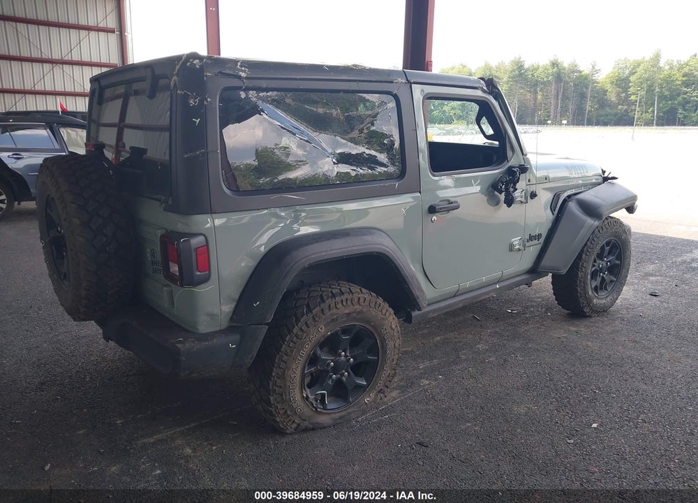 2023 JEEP WRANGLER 2-DOOR WILLYS 4X4 VIN: 1C4HJXAG2PW638181