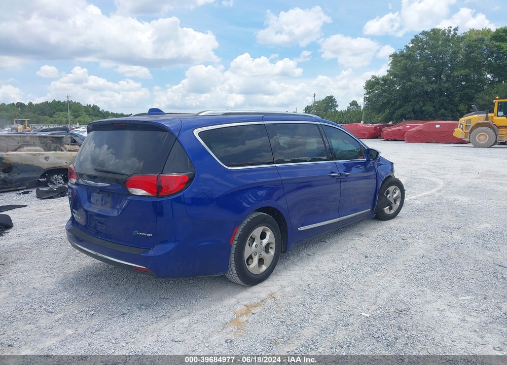2018 CHRYSLER PACIFICA HYBRID LIMITED VIN: 2C4RC1N72JR258327