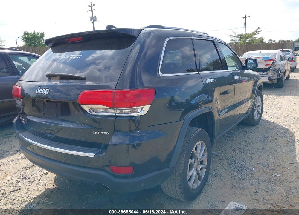2014 JEEP GRAND CHEROKEE LIMITED VIN: 1C4RJFBGXEC111906