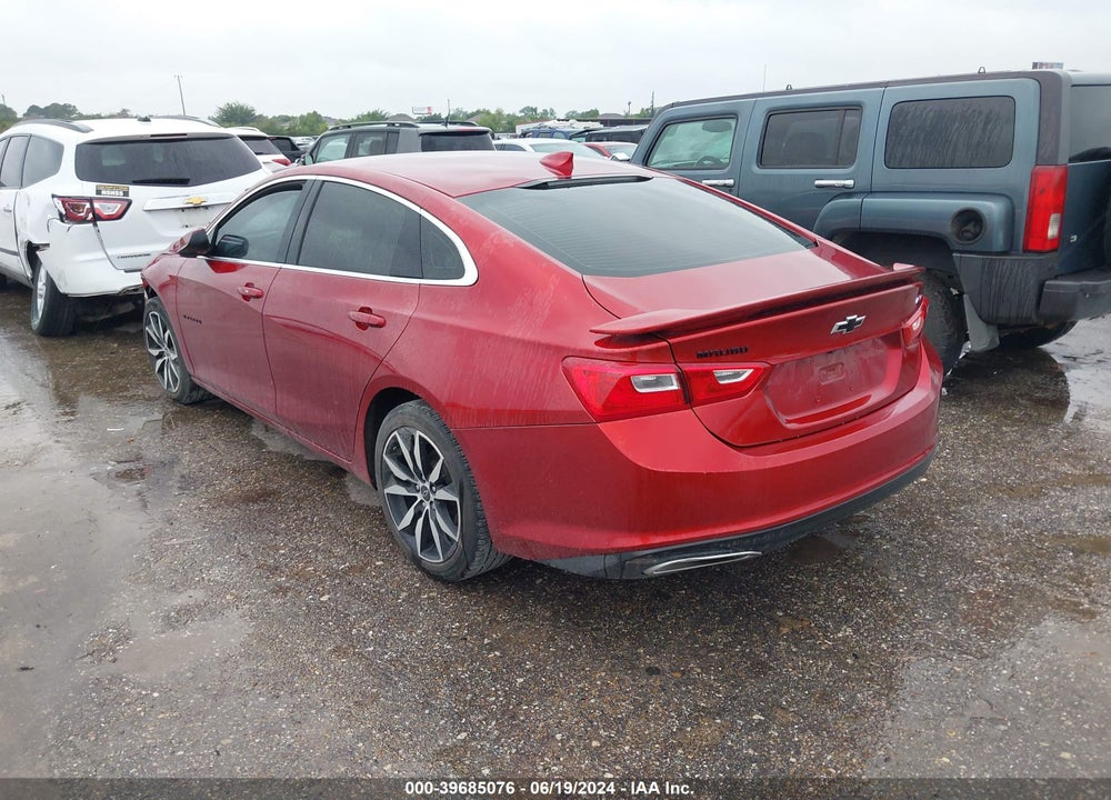 2021 CHEVROLET MALIBU FWD RS VIN: 1G1ZG5ST4MF048281