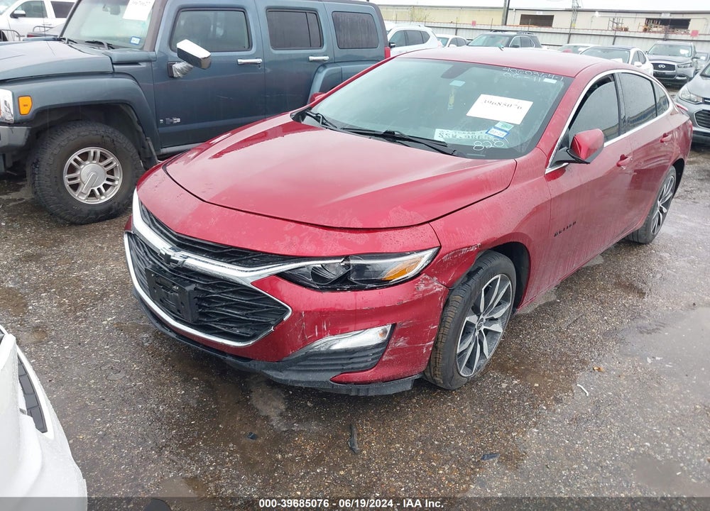 2021 CHEVROLET MALIBU FWD RS VIN: 1G1ZG5ST4MF048281