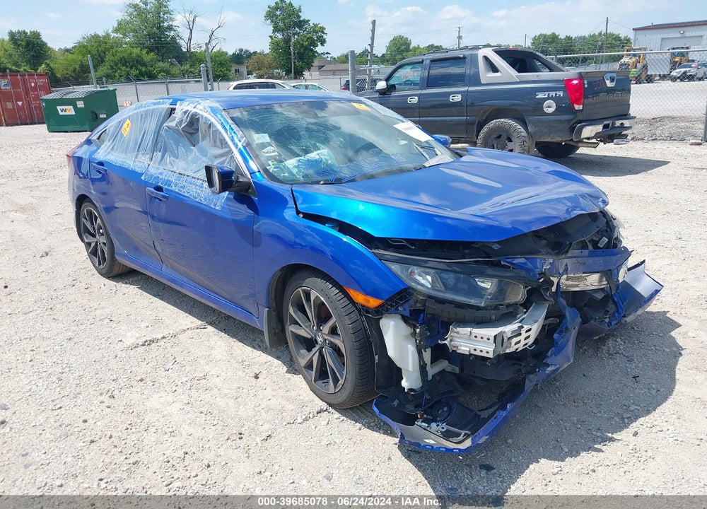 2019 HONDA CIVIC SPORT VIN: 2HGFC2F88KH548676