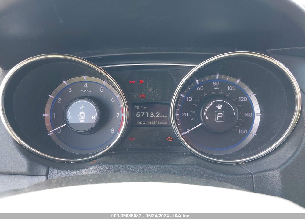 2012 HYUNDAI SONATA GLS VIN: 5NPEB4AC0CH427587