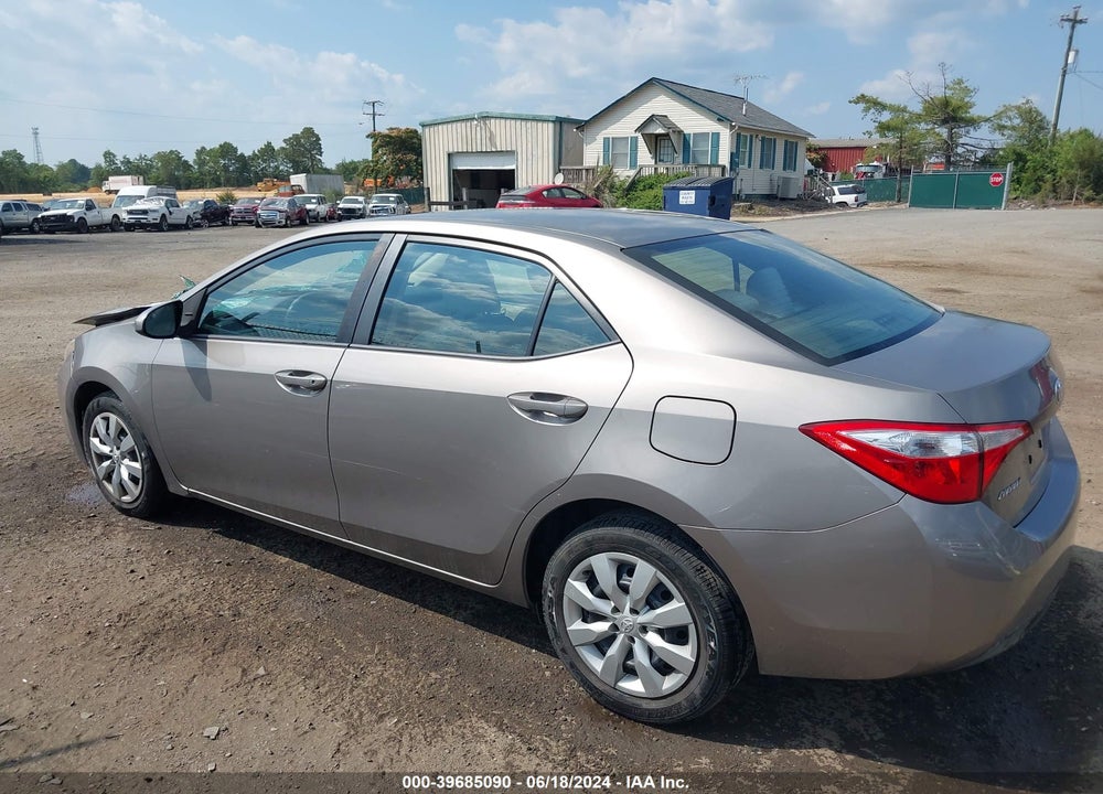 2014 TOYOTA COROLLA LE VIN: 2T1BURHE7EC125091