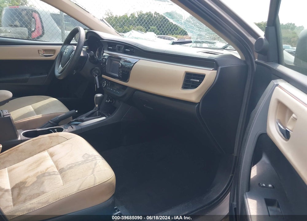 2014 TOYOTA COROLLA LE VIN: 2T1BURHE7EC125091