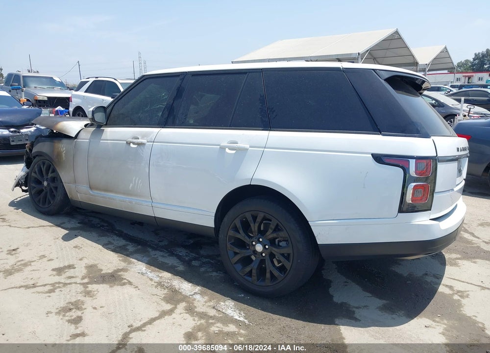 2019 LAND ROVER RANGE ROVER 3.0L V6 SUPERCHARGED VIN: SALGR2RV4KA527754
