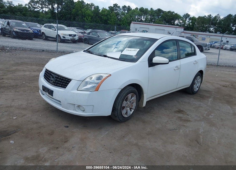 2008 NISSAN SENTRA 2.0 VIN: 3N1AB61E08L738801