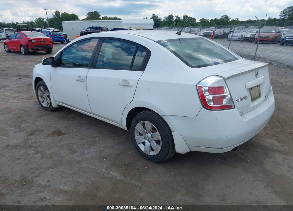 2008 NISSAN SENTRA 2.0 VIN: 3N1AB61E08L738801