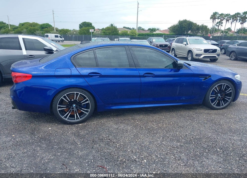 2019 BMW M5 COMPETITION VIN: WBSJF0C54KB285179