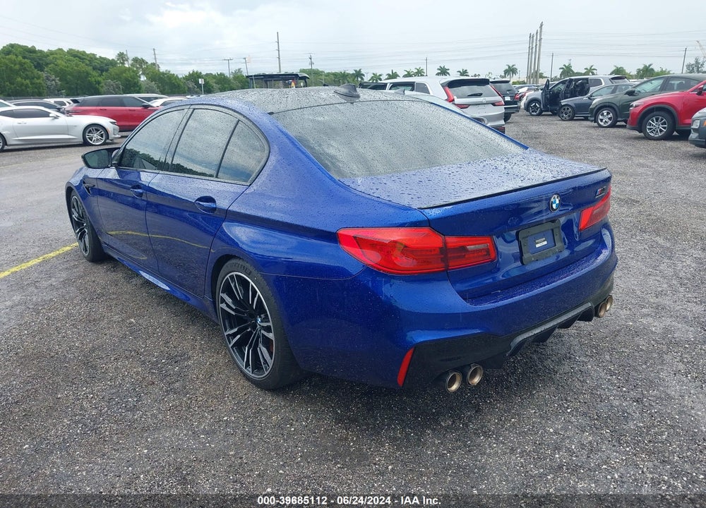 2019 BMW M5 COMPETITION VIN: WBSJF0C54KB285179