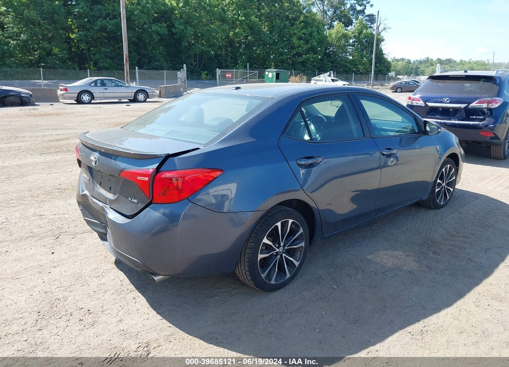 2017 TOYOTA COROLLA XSE VIN: 2T1BURHE2HC943574