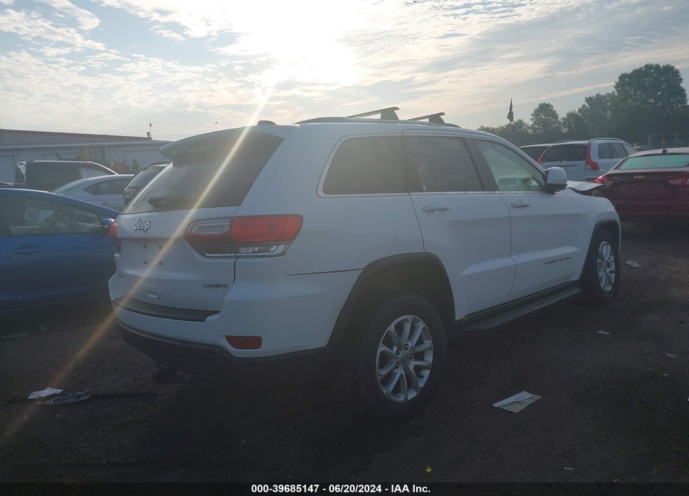 2014 JEEP GRAND CHEROKEE LAREDO VIN: 1C4RJFAG1EC391863