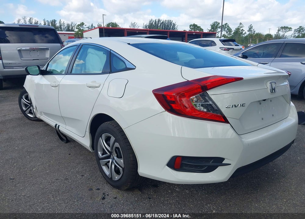 2018 HONDA CIVIC LX VIN: 19XFC2F50JE023870