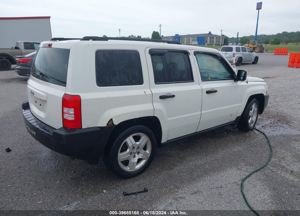 2008 JEEP PATRIOT SPORT VIN: 1J8FT28W28D572903