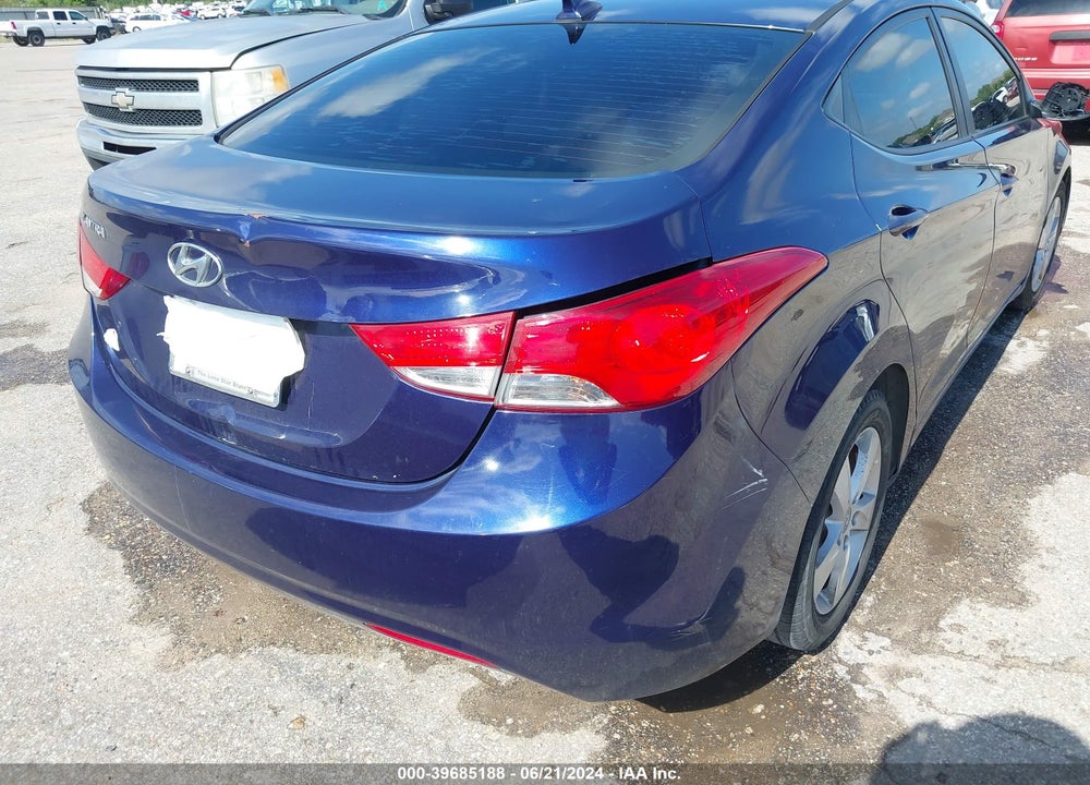 2013 HYUNDAI ELANTRA GLS VIN: 5NPDH4AEXDH309351